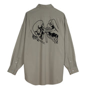 Men's Shirt／The Skeleton Spectre (Khaki)