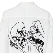 Men's Shirt／The Skeleton Spectre (White)
