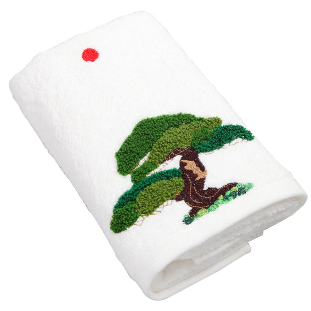 Face Towel／Japanese White Pine (White)