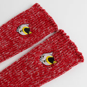 Cotton Slab Socks／"Mike" Japanese Bobtail (Red)