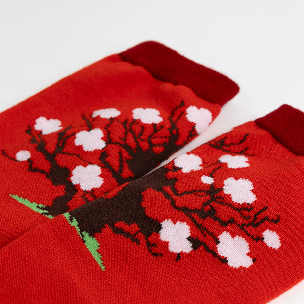 Tabi Socks／"Haku-bai" (White Plum Blossom)