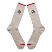 Cotton Slab Socks／Fuku (Beige)