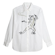 Men's Shirt／Frog (White)