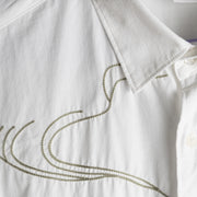 Men's Shirt／Frog (White)