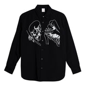 Men's Shirt／The Skeleton Spectre (Black)
