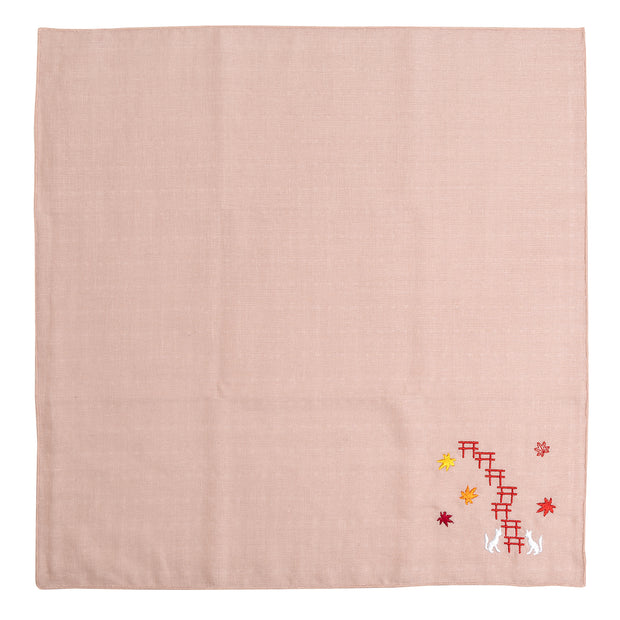 Gauze Handkerchief／Fox and Torii Gate