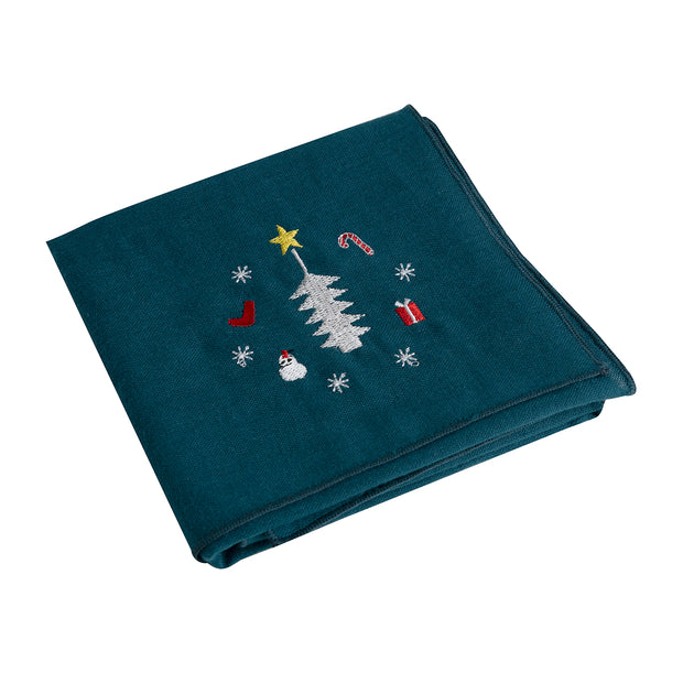 Gauze Handkerchief／Christmas tree