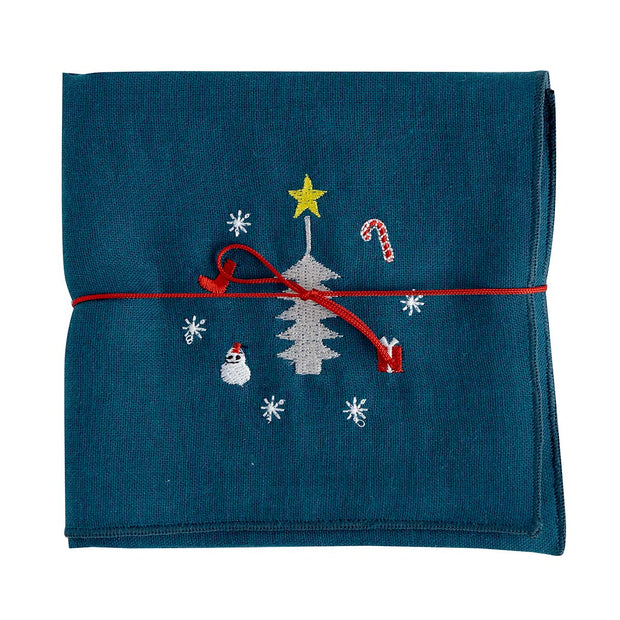 Gauze Handkerchief／Christmas tree