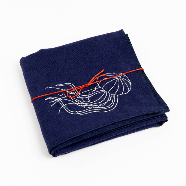 Gauze Handkerchief／Red Jellyfish