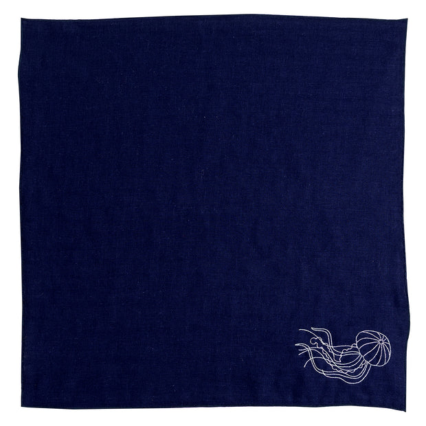 Gauze Handkerchief／Red Jellyfish