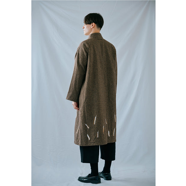 Long Coat (Brown)／Owl Feathers