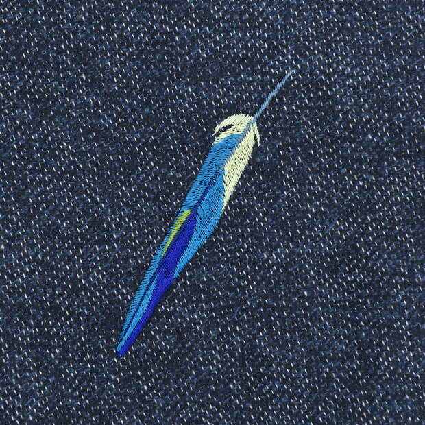 Long Coat(Navy)／Parakeet Feathers