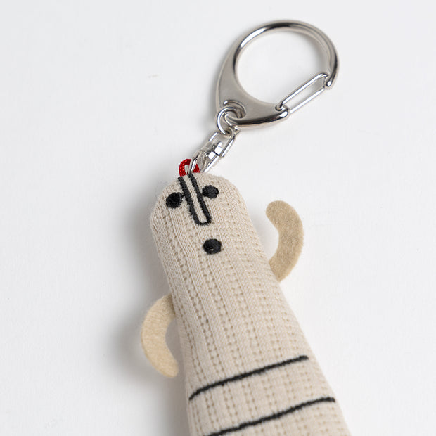 Keyholder／Dancing Haniwa (Stripes)