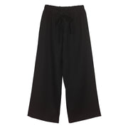 Relaxed Linen pants／Black