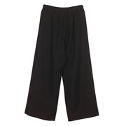 Relaxed Linen pants／Black