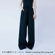 Relaxed Linen pants／Black