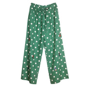 Loose-fit Pants／Cats & Ball (Green)