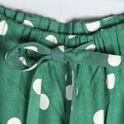 Loose-fit Pants／Cats & Ball (Green)