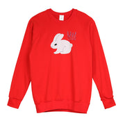 Sweatshirt／Rabbit (Red)