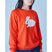Sweatshirt／Rabbit (Red)