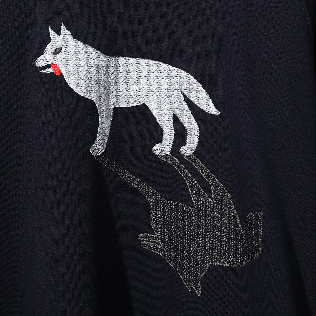 Sweatshirt／Wolf (Navy Blue) – KYO-TO-TO