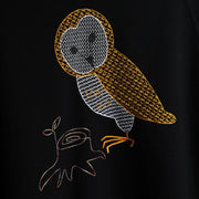 Sweatshirt／Owl (Black)