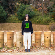 Sweatshirt／Keyhole-shaped Tomb Mound (Black)