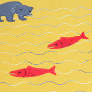 Knapsack Backpack／Bear and Salmon