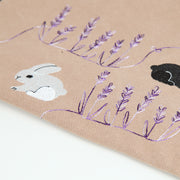 Drawstring Pochette／Rabbit Garden
