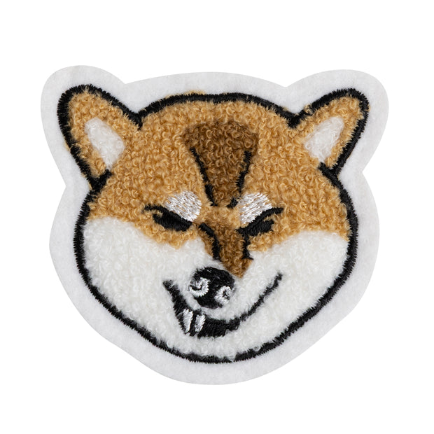 Chenille Patch／Scrunched-up Shiba