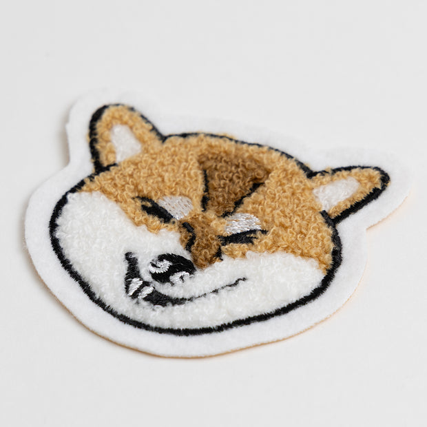 Chenille Patch／Scrunched-up Shiba