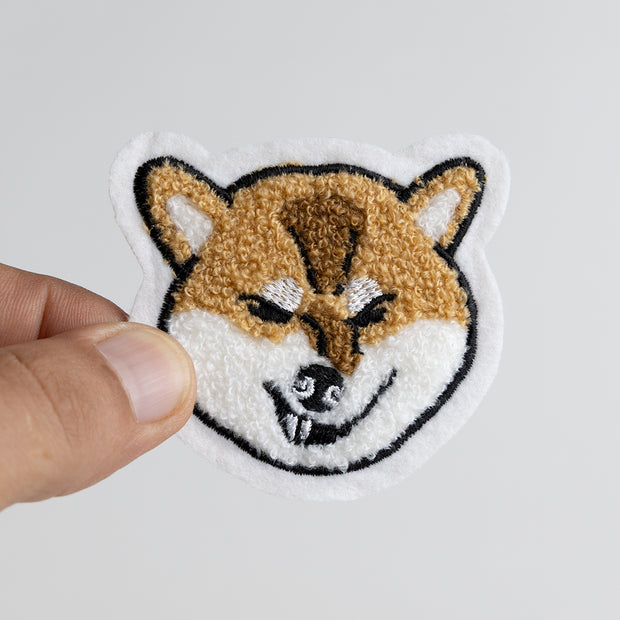 Chenille Patch／Scrunched-up Shiba