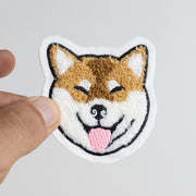 Chenille Patch／Smiling Shiba