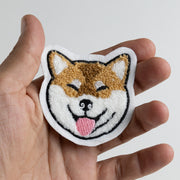 Chenille Patch／Smiling Shiba