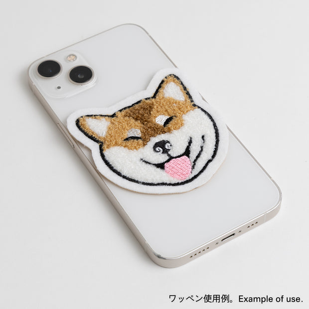 Chenille Patch／Smiling Shiba
