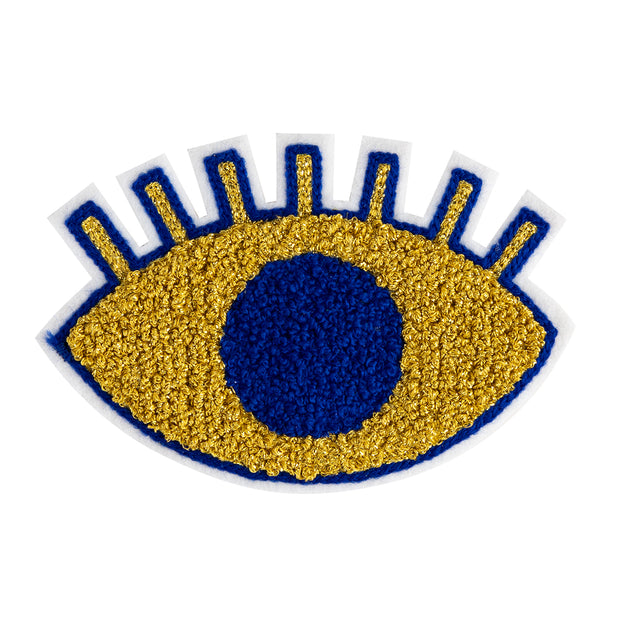 Chenille Patch／One-eyed ghost (Gold)