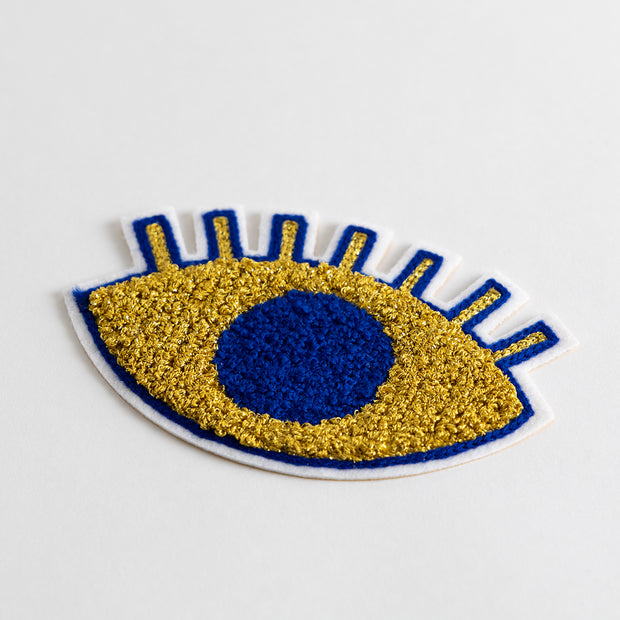 Chenille Patch／One-eyed ghost (Gold)
