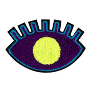 Chenille Patch／One-eyed ghost (Purple)