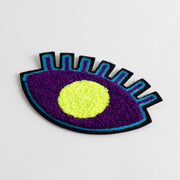 Chenille Patch／One-eyed ghost (Purple)