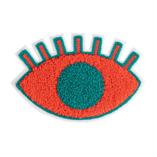 Chenille Patch／One-eyed ghost (Pink)