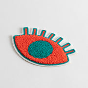 Chenille Patch／One-eyed ghost (Pink)