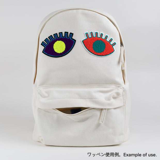 Chenille Patch／One-eyed ghost (Pink)