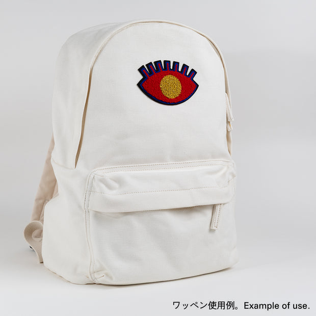 Chenille Patch／One-eyed ghost (Red)