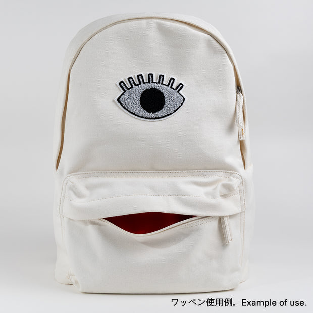 Chenille Patch／One-eyed ghost (Silver)