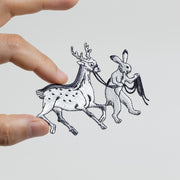 Patch／Hare Leading A Deer