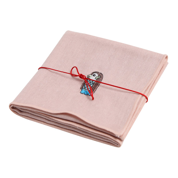 Gauze Handkerchief／Amabie (Pink)
