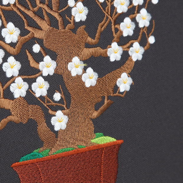 Interior Fabric Panel／"Haku-bai" (White Apricot Blossom)