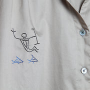 No Sleeve Shirt ( Khaki )／Yayoi Seaside Design