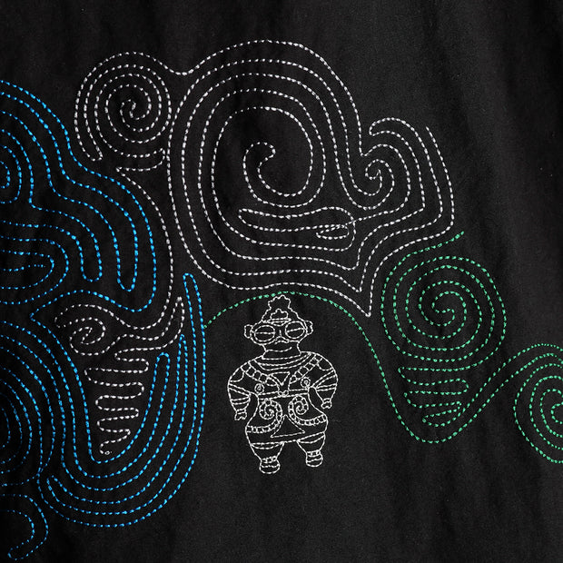 Wide shirt／Shako-ki Pottery Pattern