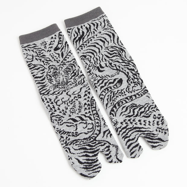 Tabi Socks／Tiger (Gray)